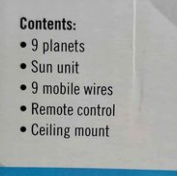 Discovery Kids Solar System Light/mobile - Picture 2 of 7